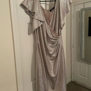 Beautiful golden Lauren by Ralph Lauren dress.